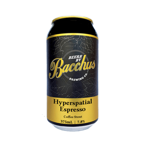 Bacchus Brewing Co - Hyperspatial Espresso Coffee Stout 7.8% 375ml can