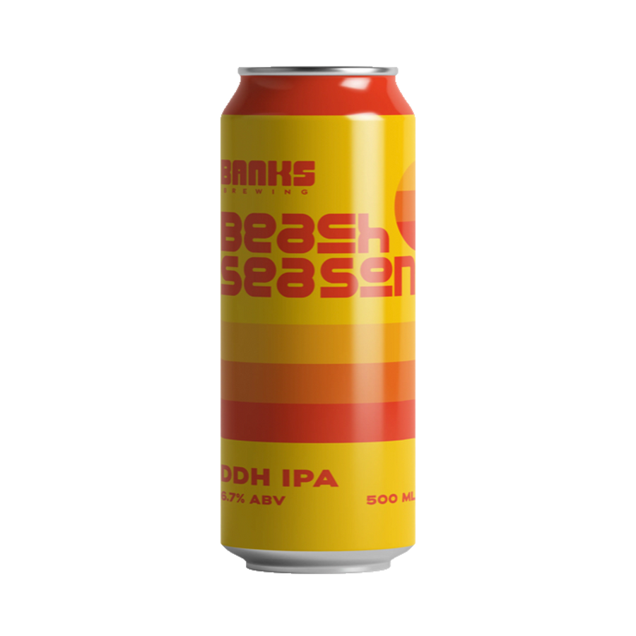 Banks Brewing - Beach Season Double Dry Hopped IPA 6.7% 500ml Can