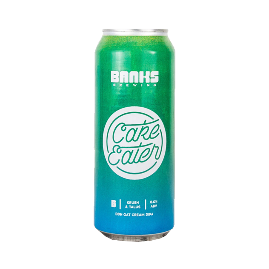 Banks Brewing - Cake Eater Krush & Talus Double Dry Hopped Oat Cream  Double IPA 8% 500ml Can