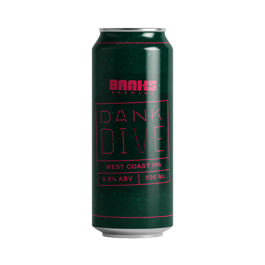 Banks Brewing - Dank Dive West Coast IPA 6.8% 500ml Can