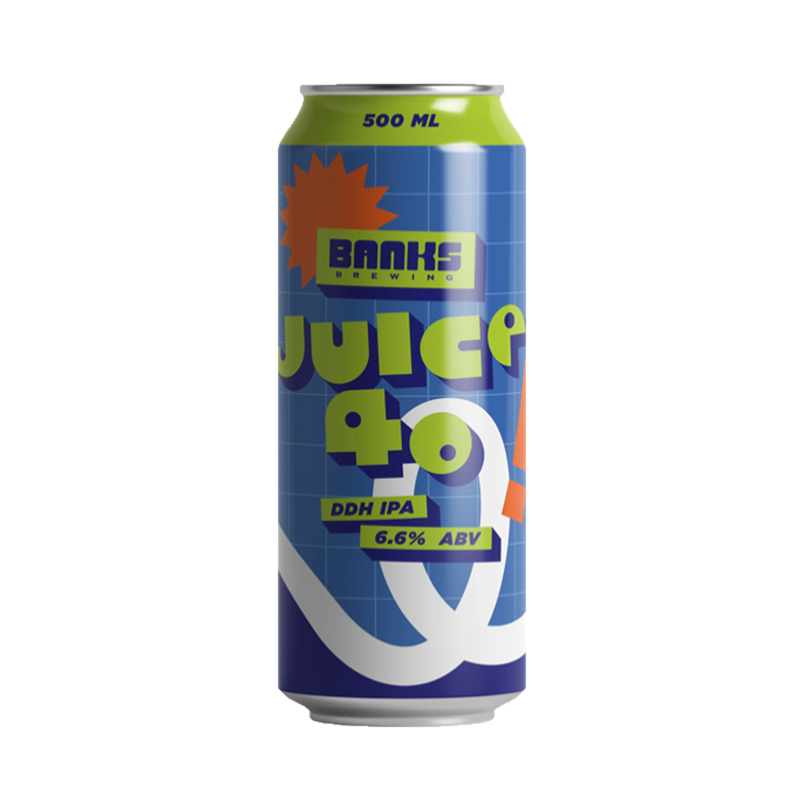 Banks Brewing - Juice 40 Double Dry Hopped IPA 6.6% 500ml Can