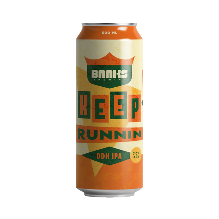 Banks Brewing - Keep Running Double Dry Hopped IPA 7% 500ml Can