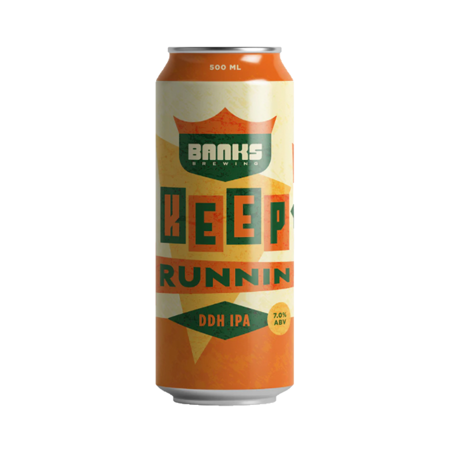 Banks Brewing - Keep Running Double Dry Hopped IPA 7% 500ml Can