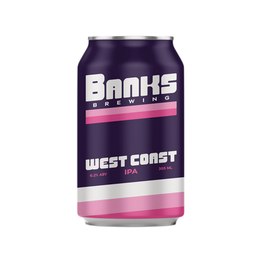 Banks Brewing - West Coast IPA 6.2% 355ml Can