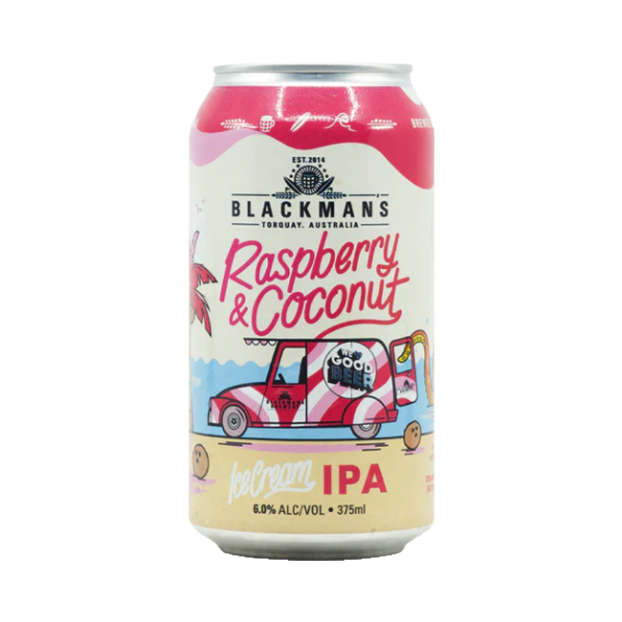 Blackmans Brewery - Raspberry & Coconut Ice Cream IPA 6% 375ml Can