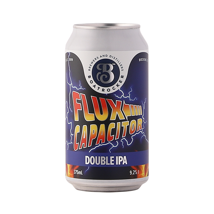 Boatrocker Brewers & Distillers - Flux Capacitor Double IPA 8% 375ml Can