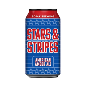 Bojak Brewing - Stars & Stripes American Amber Ale 5.5% 375ml Can