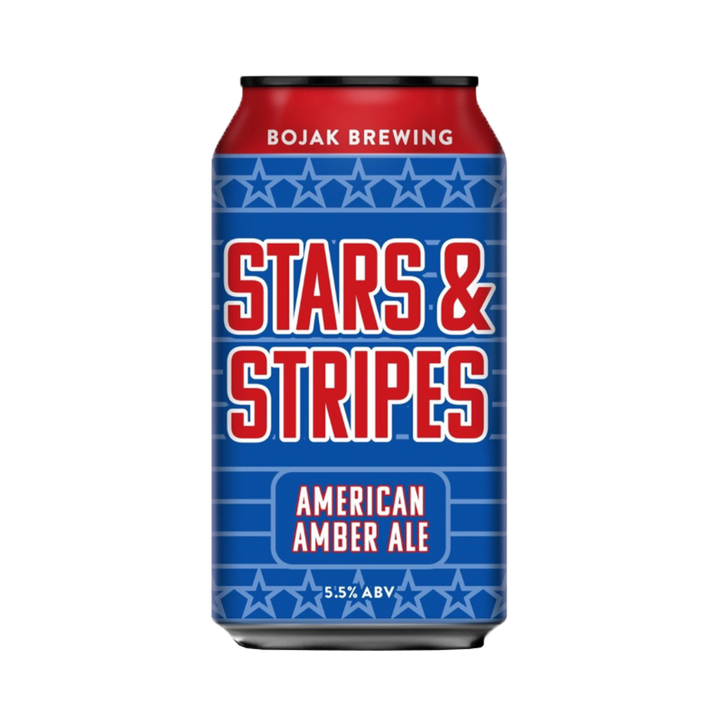 Bojak Brewing - Stars & Stripes American Amber Ale 5.5% 375ml Can