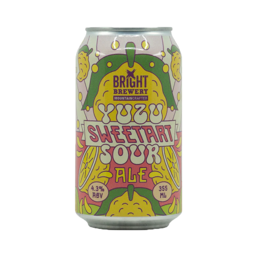 Bright Brewery - Yuzu Sweetart Sour 4.3% 355ml Can