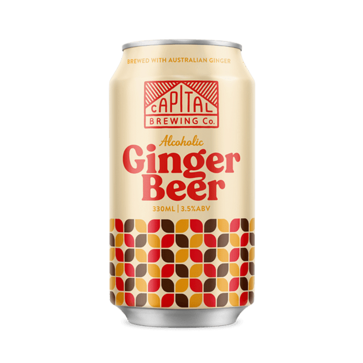 Capital Brewing Co - Alcoholic Ginger Beer 3.5% 330ml Can