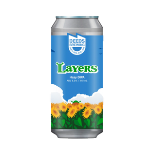 Deeds Brewing - Layers Hazy Double IPA 8.5% 440ml Can