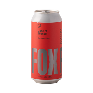 Fox Friday - Code Of Silence Oat Cream Double IPA 8.5% 440ml Can