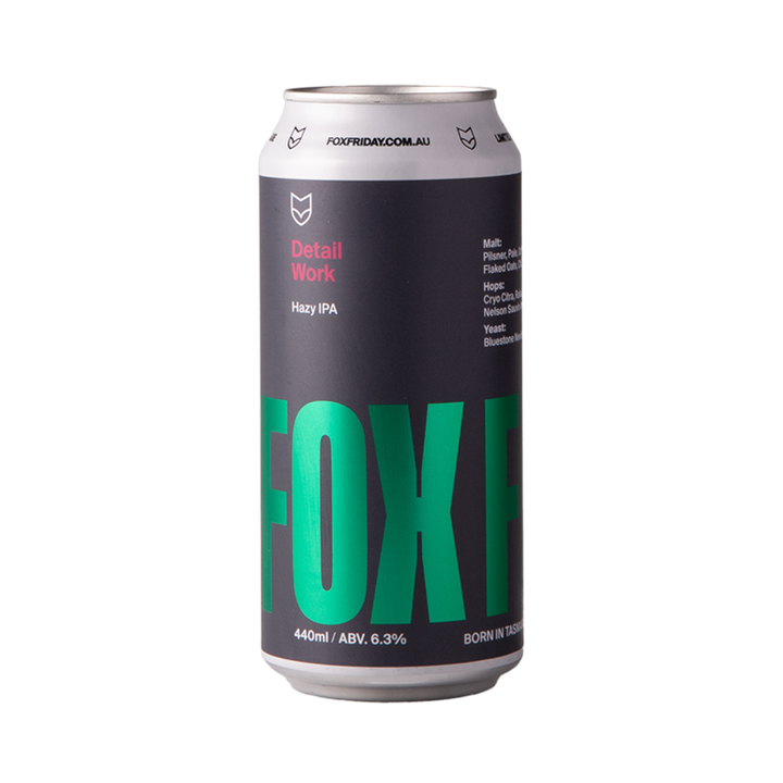 Fox Friday - Detail Work Hazy IPA 6.3% 440ml Can