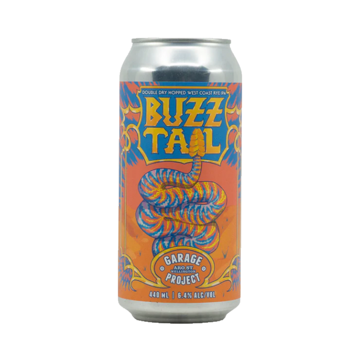 Garage Project - Buzz Tail Double Dry Hopped West Coast Rye IPA 6.4% 440ml Can