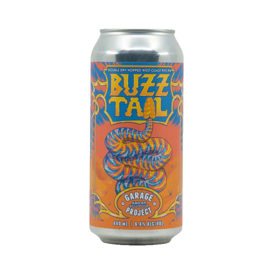 Garage Project - Buzz Tail Double Dry Hopped West Coast Rye IPA 6.4% 440ml Can