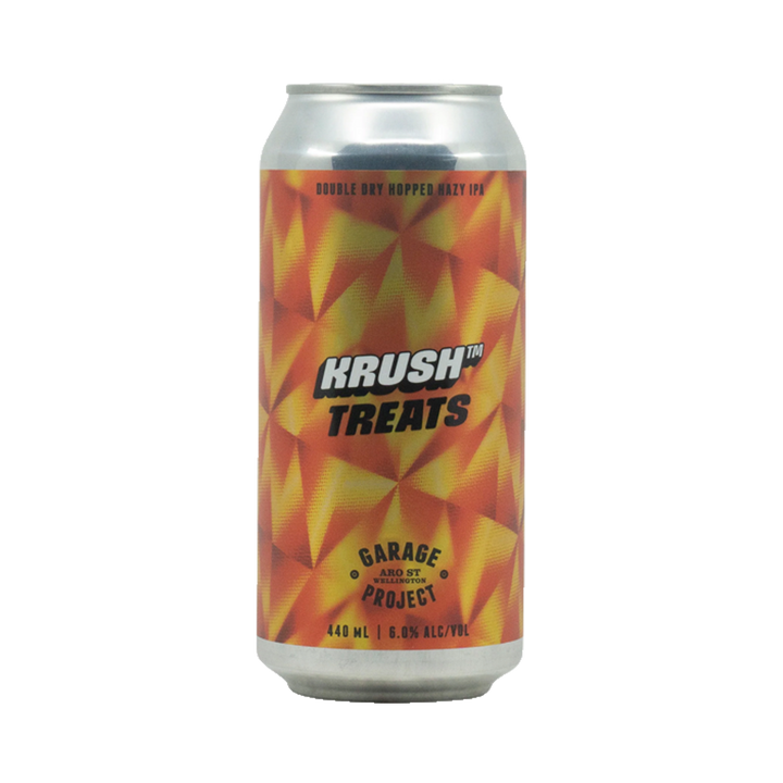 Garage Project - Krush™ Treats Double Dry Hopped Hazy IPA 6% 440ml Can