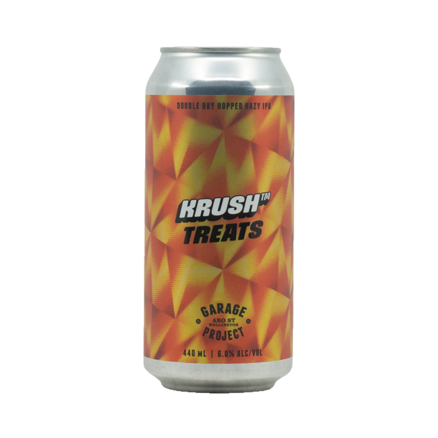 Garage Project - Krush™ Treats Double Dry Hopped Hazy IPA 6% 440ml Can