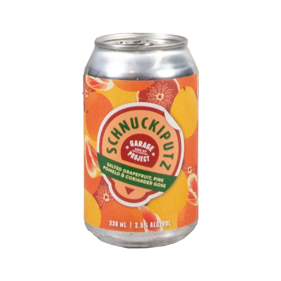 Garage Project - Schnuckiputz Salted Grapefruit , Pink Pomelo & Coriander Gose 2.5% 330ml Can