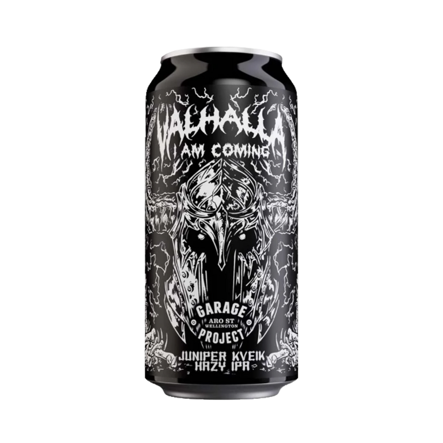 Garage Project - Valhalla I Am Coming Juniper Kveik Hazy Double IPA 8.4% 440ml Can