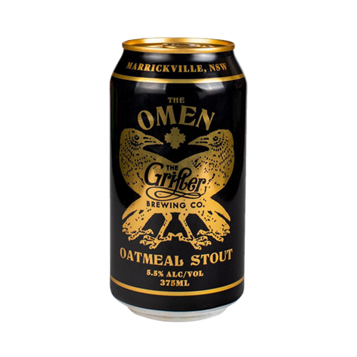 Grifter Brewing Co - The Omen Oatmeal Stout 5.5% 375ml Can