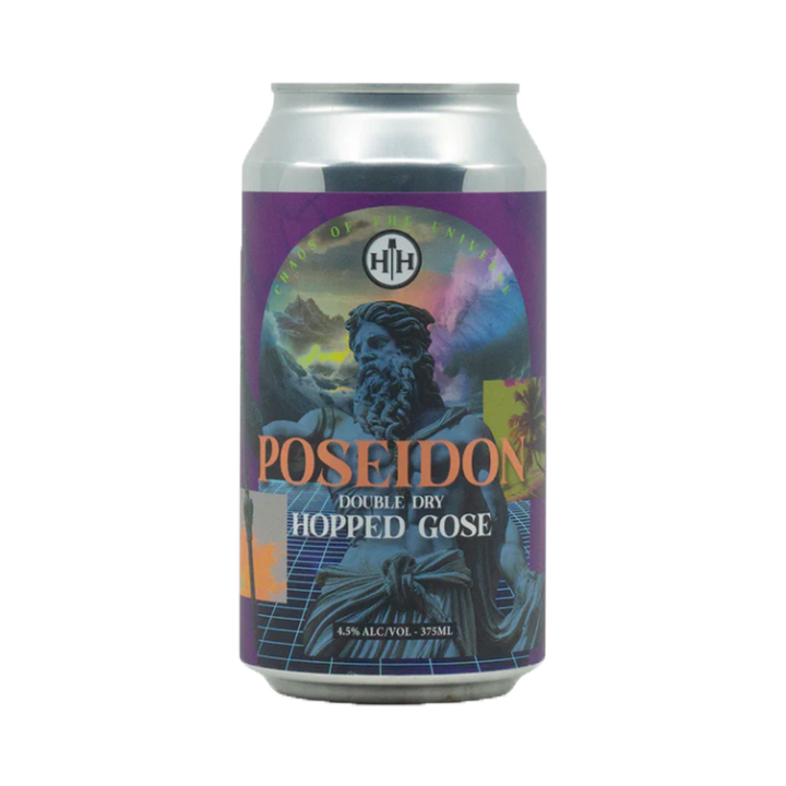 Hargreaves Hill Brewing Co - Poseidon Doube Dry Hopped Gose 4.5% 375ml Can