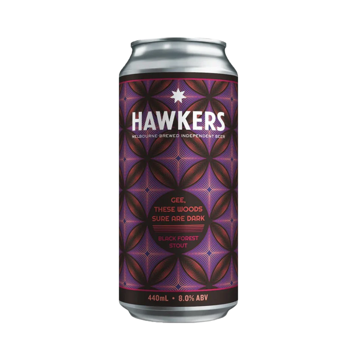 Hawkers - Gee, These Woods Sure Are Dark Black Forest Stout 8% 440ml Can