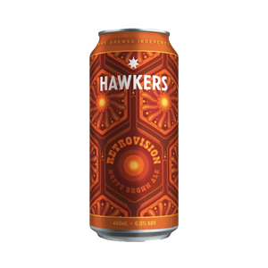 Hawkers - Retrovision Hoppy Brown Ale 6% 440ml Can