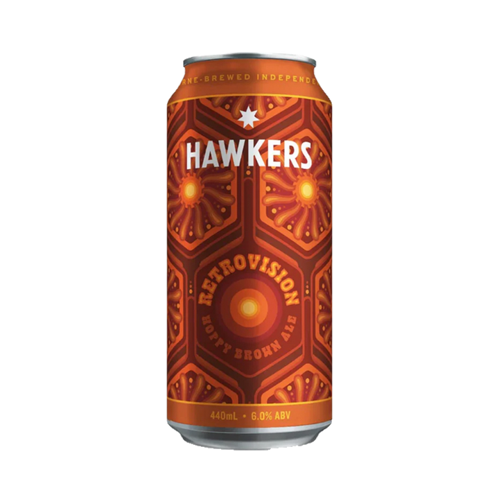 Hawkers - Retrovision Hoppy Brown Ale 6% 440ml Can