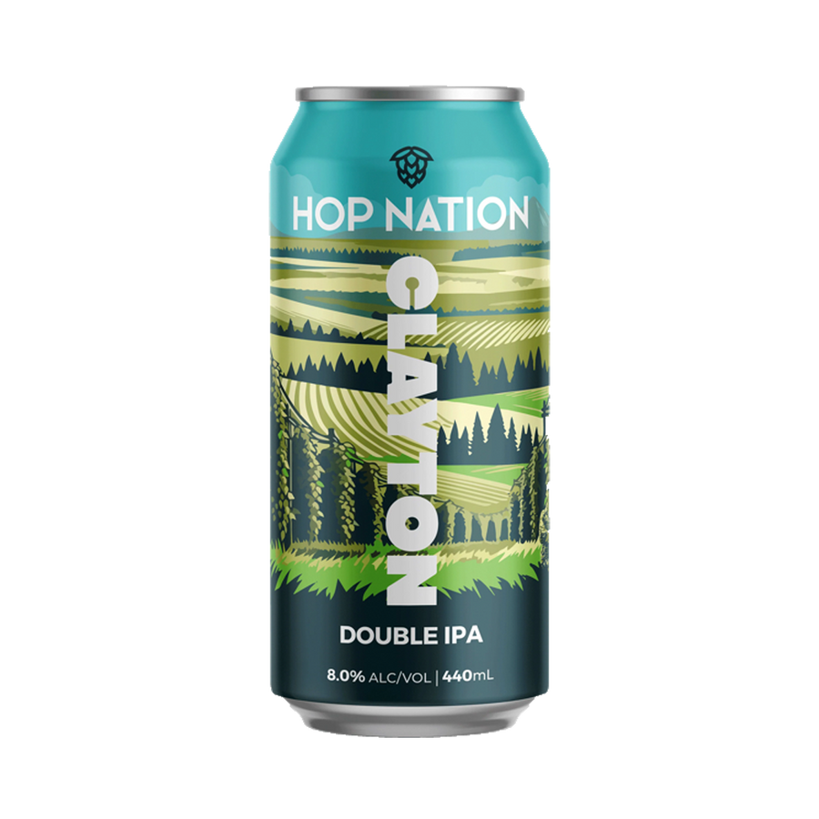 Hop Nation Brewing Co - Clayton Double IPA 8% 440ml Can