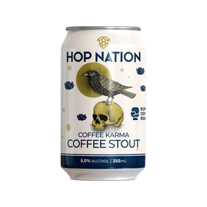 Hop Nation Brewing Co - Rumble Coffee Karma Coffee Stout 5% 355ml Can