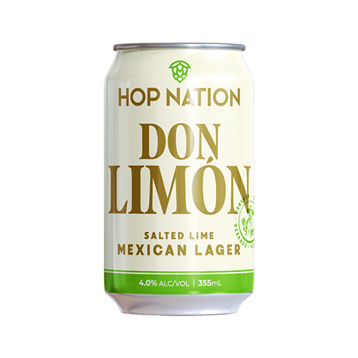 Hop Nation Brewing Co - Don Limon Salted Lime Mexican Lager 4% 355ml Can