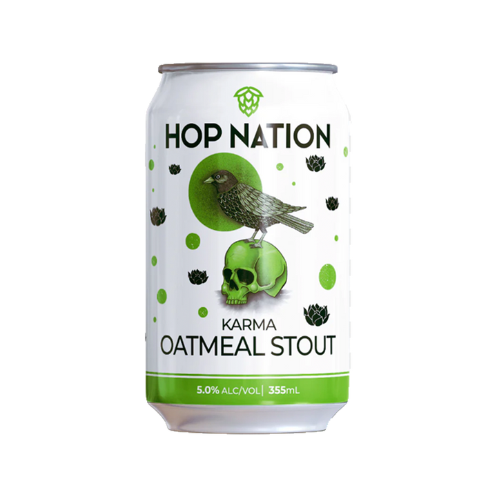 Hop Nation Brewing Co - Karma Oatmeal Stout 5% 355ml Can