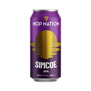 Hop Nation Brewing Co - Simcoe IPA 6.5% 440ml Can