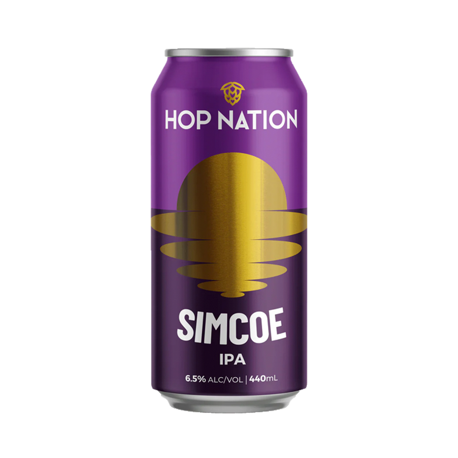 Hop Nation Brewing Co - Simcoe IPA 6.5% 440ml Can