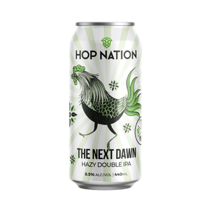 Hop Nation Brewing Co - The Next Dawn Hazy Double IPA 8.5% 440ml Can