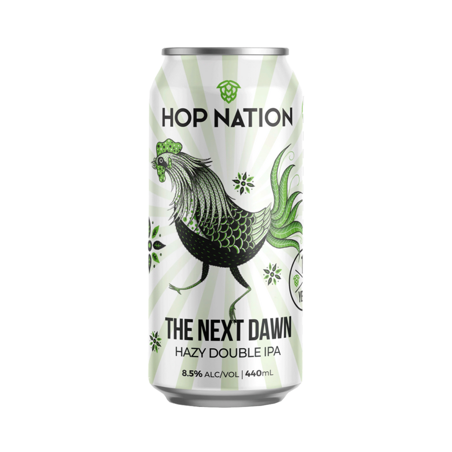 Hop Nation Brewing Co - The Next Dawn Hazy Double IPA 8.5% 440ml Can