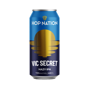 Hop Nation Brewing Co - Vic Secret Hazy IPA 7% 440ml Can