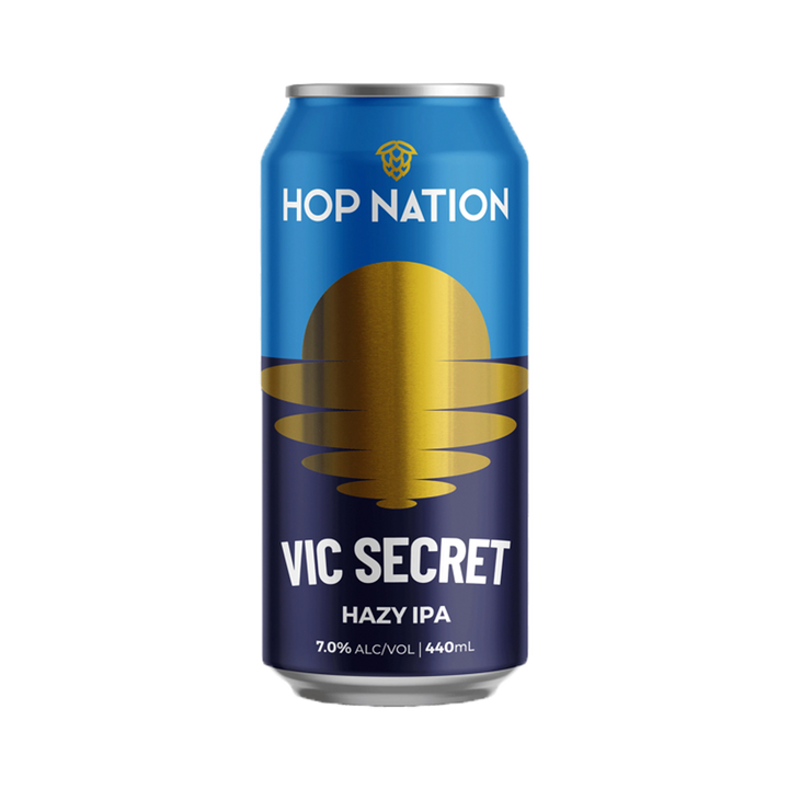 Hop Nation Brewing Co - Vic Secret Hazy IPA 7% 440ml Can