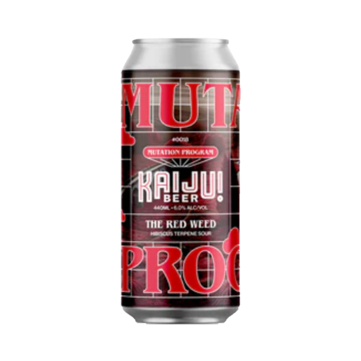 Kaiju! Beer - Mutation Program The Red Weed Hibiscus Terpene Sour 6% 440ml Can