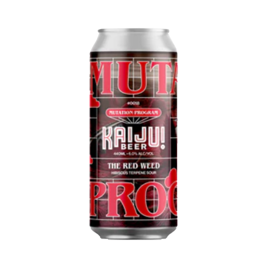 Kaiju! Beer - Mutation Program The Red Weed Hibiscus Terpene Sour 6% 440ml Can