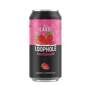 Loophole Brewing Co - Bang Lassi Strawberry Raspberry Sourloops 6.2% 440ml Can