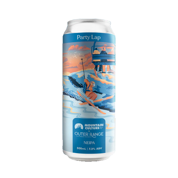 Mountain Culture Beer Co - Party Lap NEIPA 7.2% 500ml Can