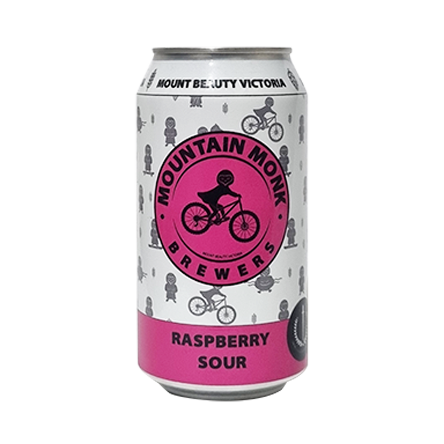 Mountain Monk Brewers - Raspberry Sour 4.6% 375ml Can