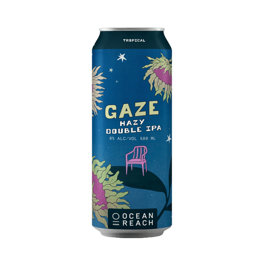 Ocean Reach Brewing - Gaze Hazy Double IPA 8% 500ml Can