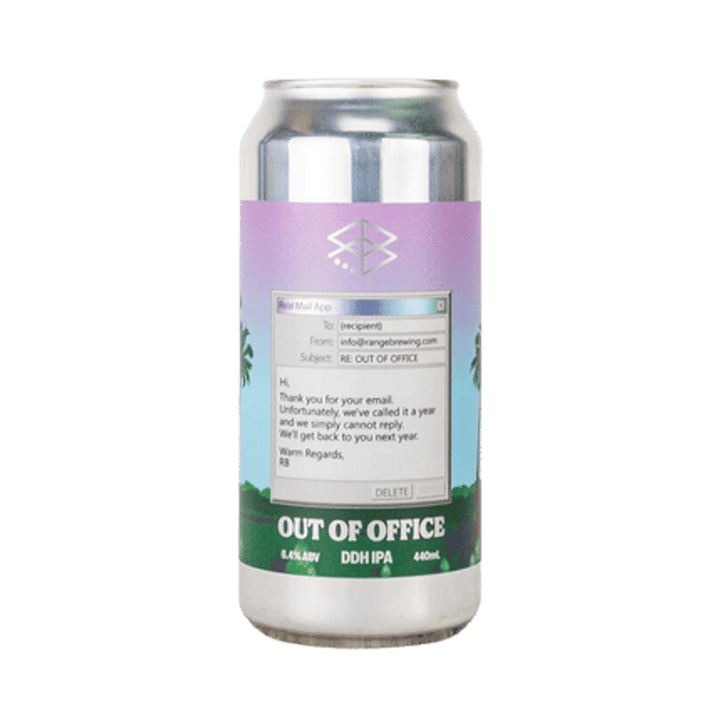 Range Brewing - Out Of Office Double Dry Hopped IPA 6.4% 440ml Can