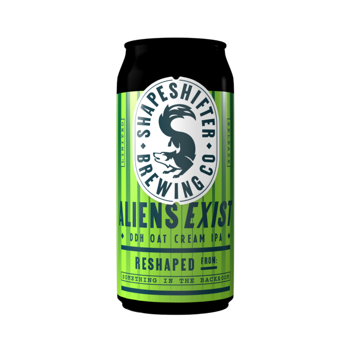 Shapeshifter Brewing Co - Aliens Exist DDH Oat Cream IPA 7.2% 440ml Can