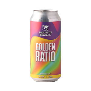 Shapeshifter Brewing Co - Golden Ratio West Coast IPA 6.3% 375ml Can