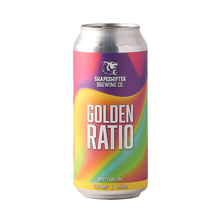 Shapeshifter Brewing Co - Golden Ratio West Coast IPA 6.3% 375ml Can