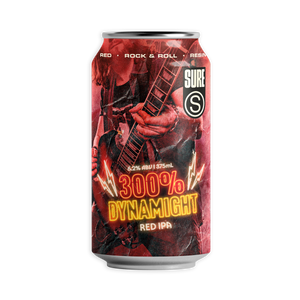 Sure Brewing - 300% Dynamight Red IPA 6.2% 375ml Can