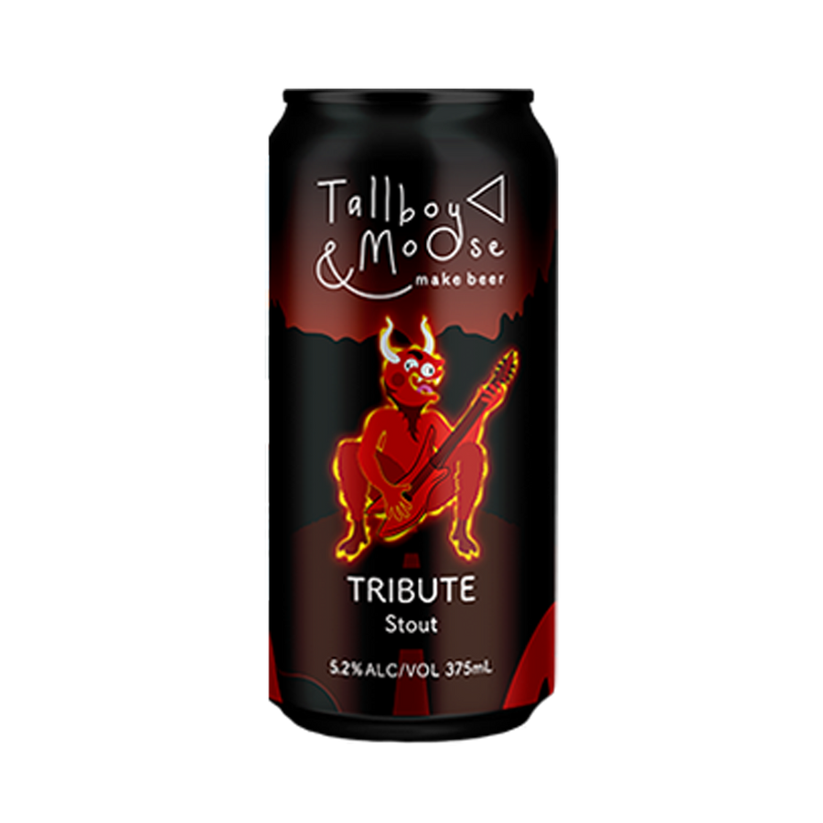 Tallboy and Moose Make Beer - Tribute Stout 5.2% 375ml Can